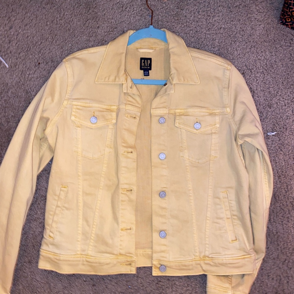 Light Yellow GAP denim jacket!